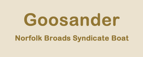 Goosander Syndicate Boat site logo