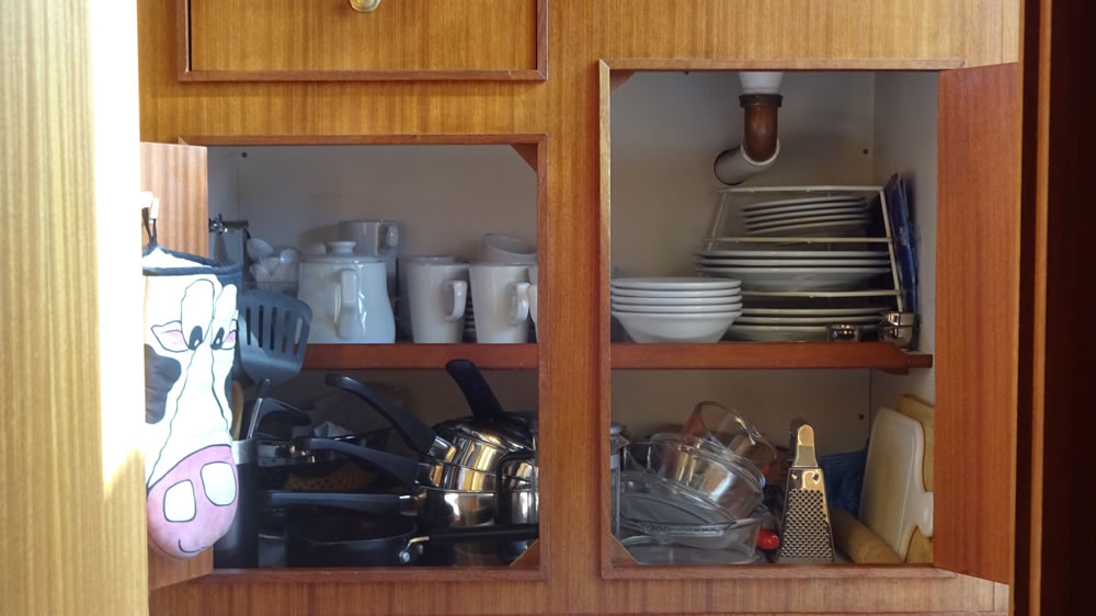 Goosander's cupboard space